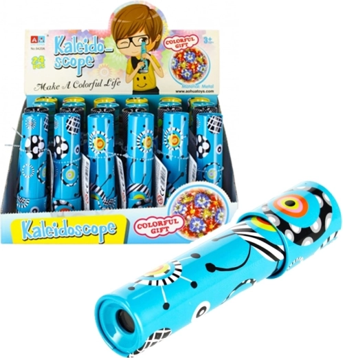 Kaleidoskop pro děti – plastový, různé barvy a vzory