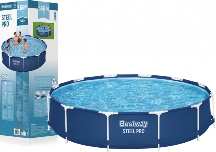 Kruhový bazén Bestway Steel Pro 366 x 76 cm
