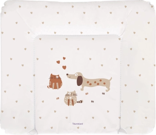 Träumeland přebalovací podložka Cats&Dogs 75 × 85 cm