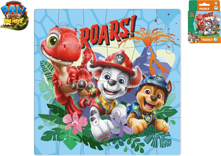 Puzzle Paw Patrol: The Dino Movie, 24 dílků