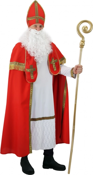 Kostým Mikuláše pro dospělé se šerpou EKO