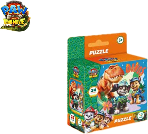 Puzzle Paw Patrol: The Dino Movie – T-Rex Timmy, 24 dílků, 22 × 22 cm