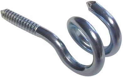 Houpačkový hák do dřeva 90 mm, pozinkovaný, sada 10 ks