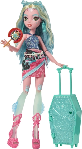 Monster High Straszysekrety děsivé prázdniny panenka Lagoona Blue s překvapeními