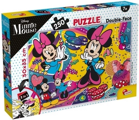 Lisciani oboustranné puzzle Minnie 250 dílků