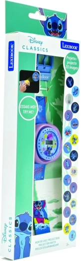 Lexibook digitální promítací hodinky Stitch s 20 obrázky