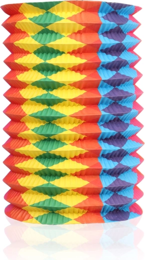 Papírový lampion 16 cm s klipem na svíčku MY PARTY