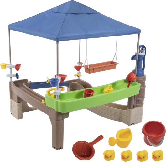 vodní hrací centrum s pumpou a baldachýnem pump & splash shady oasis