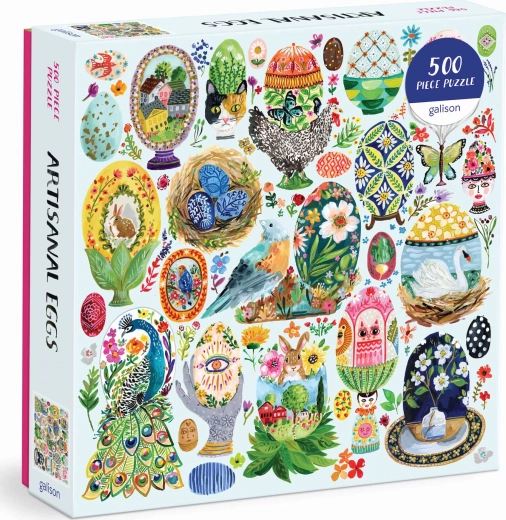 Puzzle malovaná vajíčka 500 dílků Galison