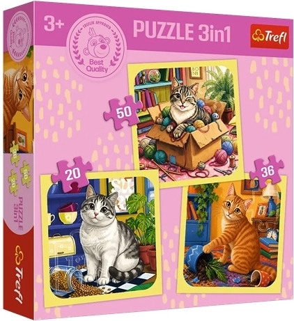 Dětské puzzle 3v1 Radostné momenty