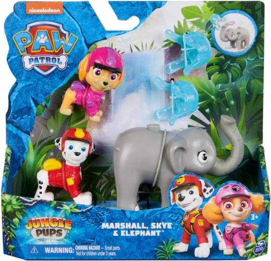 Paw Patrol Jungle Pups figurky Skye a Marshall s doplňky