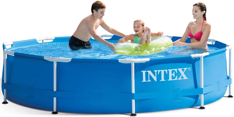 Stabilní kovový rám pro bezpečné koupání