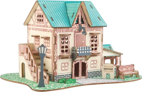 Dřevěné 3D puzzle hostinec WOODCRAFT