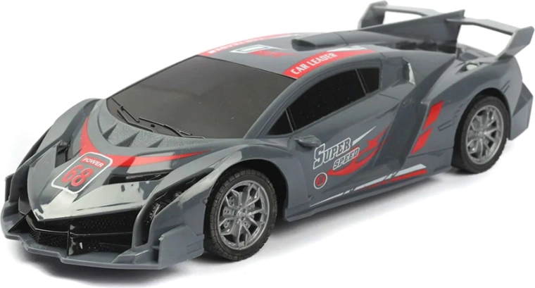 Sportovní RC auto šedo-červené - 1 kus