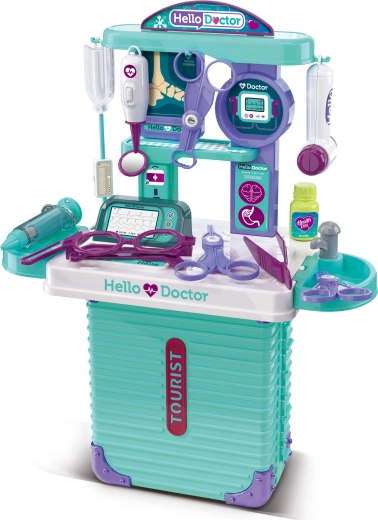 Dětský doktorský set v kufříku 35,5 × 18 × 47 cm - 1 kus