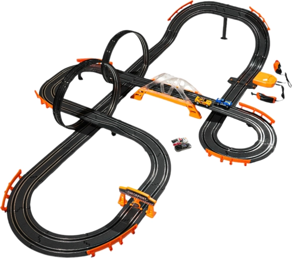 Závodní dráha TRACK MASTER s osvětlením + příslušenstvím