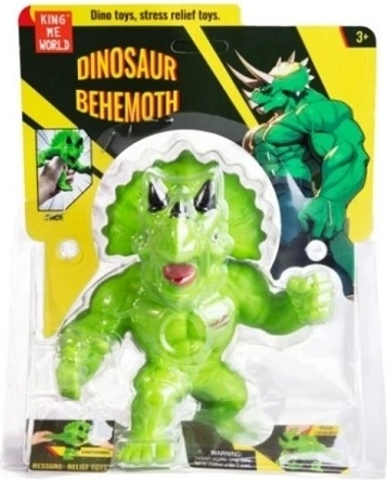 Behemoth měkký plyšový dinosaurus zelený