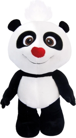 Plyšová panda s červeným nosem 25 cm