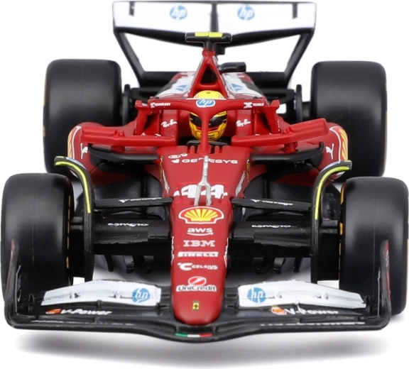 Die-cast provedení a jezdec v kokpitu