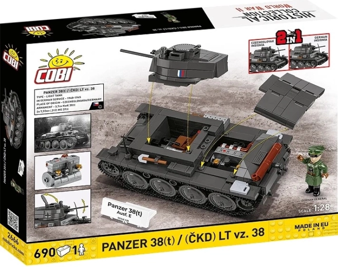 Model 2 v 1: LT vz. 38 a Panzer 38(t)