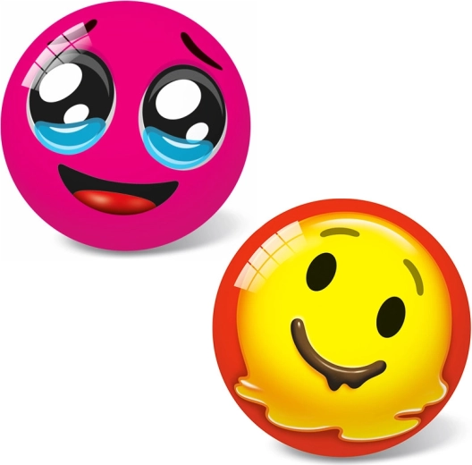 Míček s emoji obličejem 11 cm
