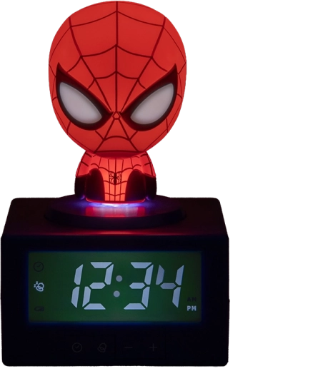 Noční světlo ve tvaru Spider-Manovy hlavy