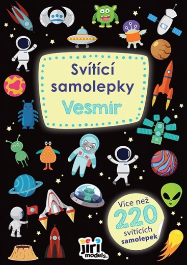Svítící samolepky Vesmír (200 ks)