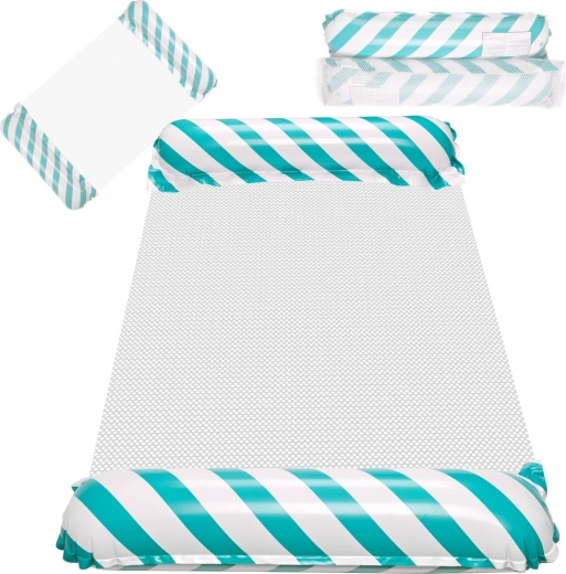 Nafukovací Plážový Vodní Houpací Lehátko Modré