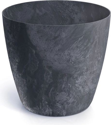 Květináč s betonovým efektem, průměr 29,5 cm, antracit