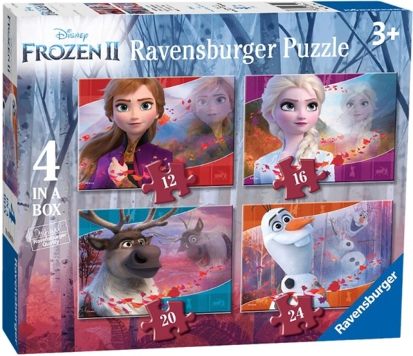 Ravensburger puzzle Ledové království 2 4 v 1 (12, 16, 20 a 24 dílků)