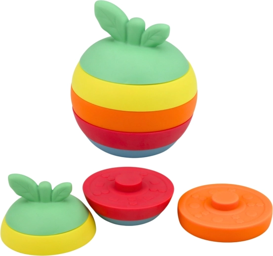 Skládací „jablíčko“ z měkkého silikonu