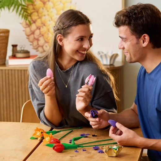 Stavitelné stonky pro snadné aranžování