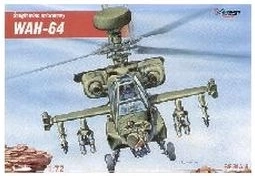 Mirage útočný vrtulník WAH-64 – plastikový model 1:72