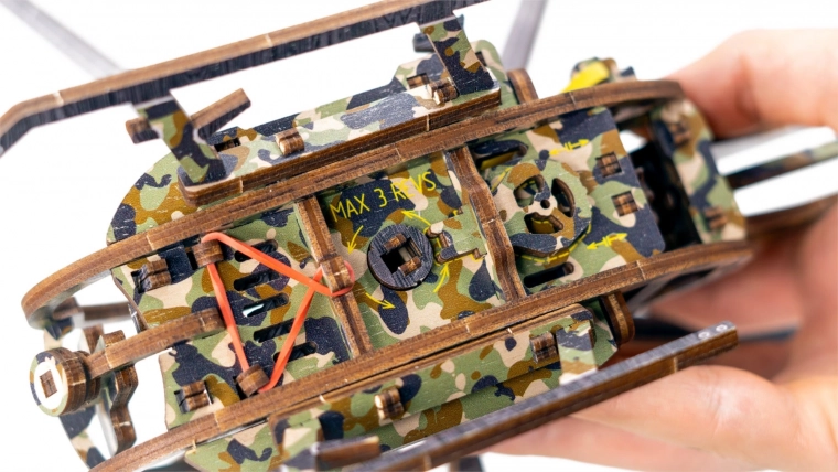 Funkční mechanika s otáčejícími se rotory