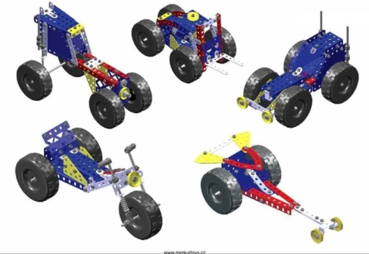 Až 10 modelů terénních vozidel