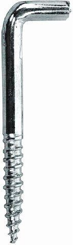 Skoba se závitem s drážkou 4,4 × 40 mm, pozinkovaná ocel (100 ks)