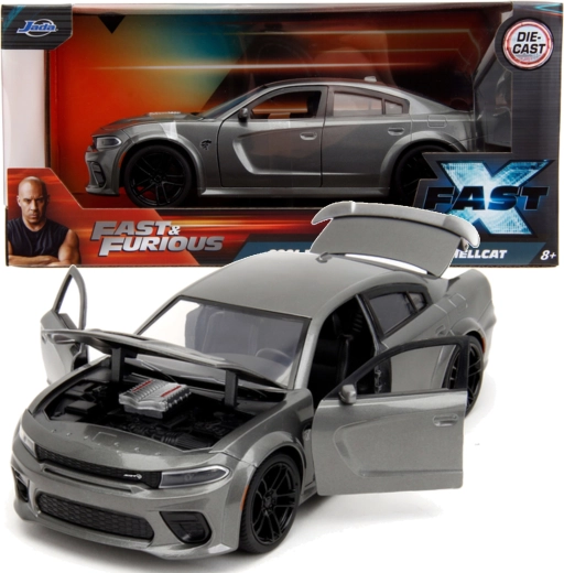 Kovový model 2021 Dodge Charger SRT Hellcat FAST & FURIOUS 19 cm