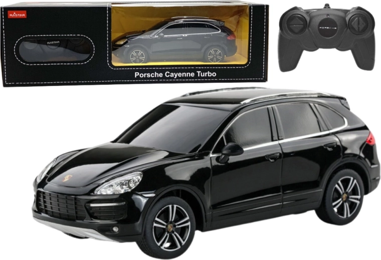 RC auto 1:24 Rastar PORSCHE Cayenne Turbo – černé