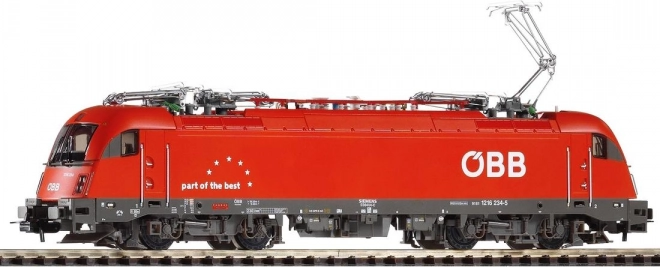 Elektrická lokomotiva Piko ÖBB Rh 1216 Taurus se čtyřmi pantografy, epocha VI (H0)