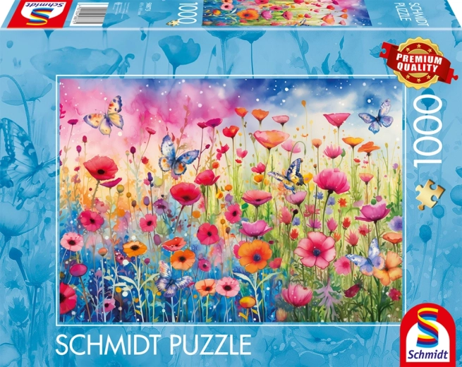 Schmidt Spiele Puzzle Mohnblumenwiese 1000 dílků