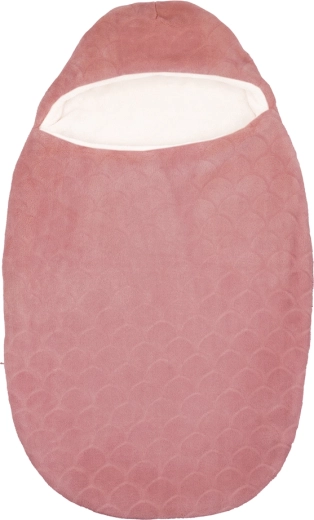 Nattou dětský fusak do autosedačky Lapidou old pink 70 cm
