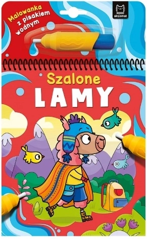 Vodní omalovánky s fixem Bláznivé lamy