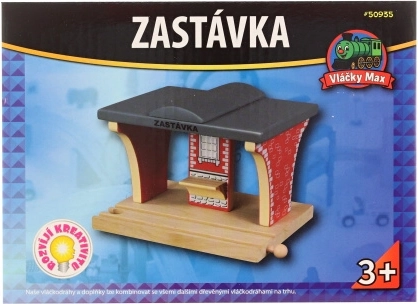 Maxim dřevěná zastávka