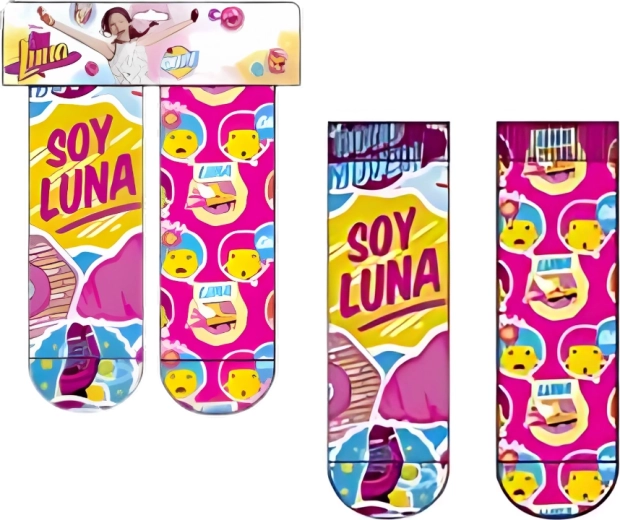 Soy Luna duopack ponožek, 2 páry – Velikost: 23-26