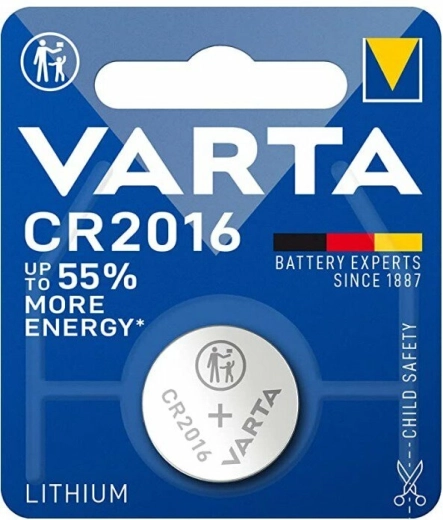Gombíková baterie Varta CR2016, 3 V