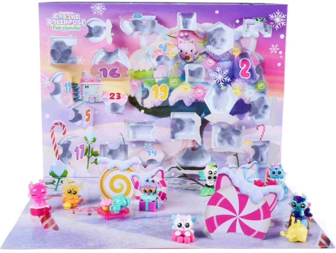 Gabby's Dollhouse Wróżkolandia adventní kalendář s figurkami a dekoracemi