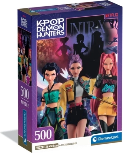 Clementoni puzzle 500 dílků K‑Pop Demon Hunters 2