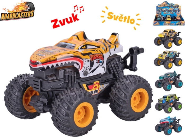 Roadblasters monster truck 12 cm se světlem a zvukem