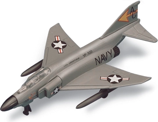Maisto Fresh Metal Tailwinds F-4 Phantom II matně šedé letadlo