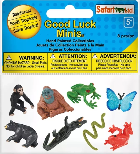 Safari Ltd. Good Luck Minis funpack deštný prales